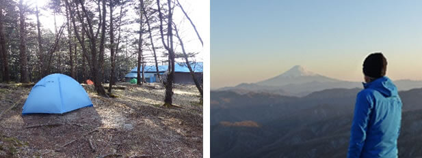 山梨県の笠取山