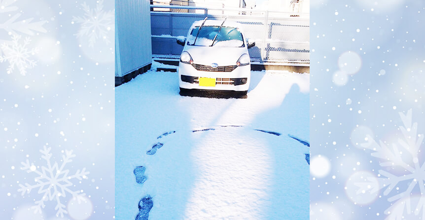 東京での積雪