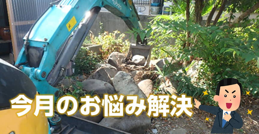 庭石の撤去