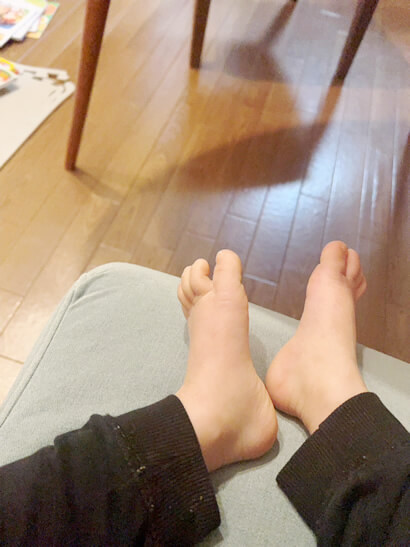 小さなあんよ